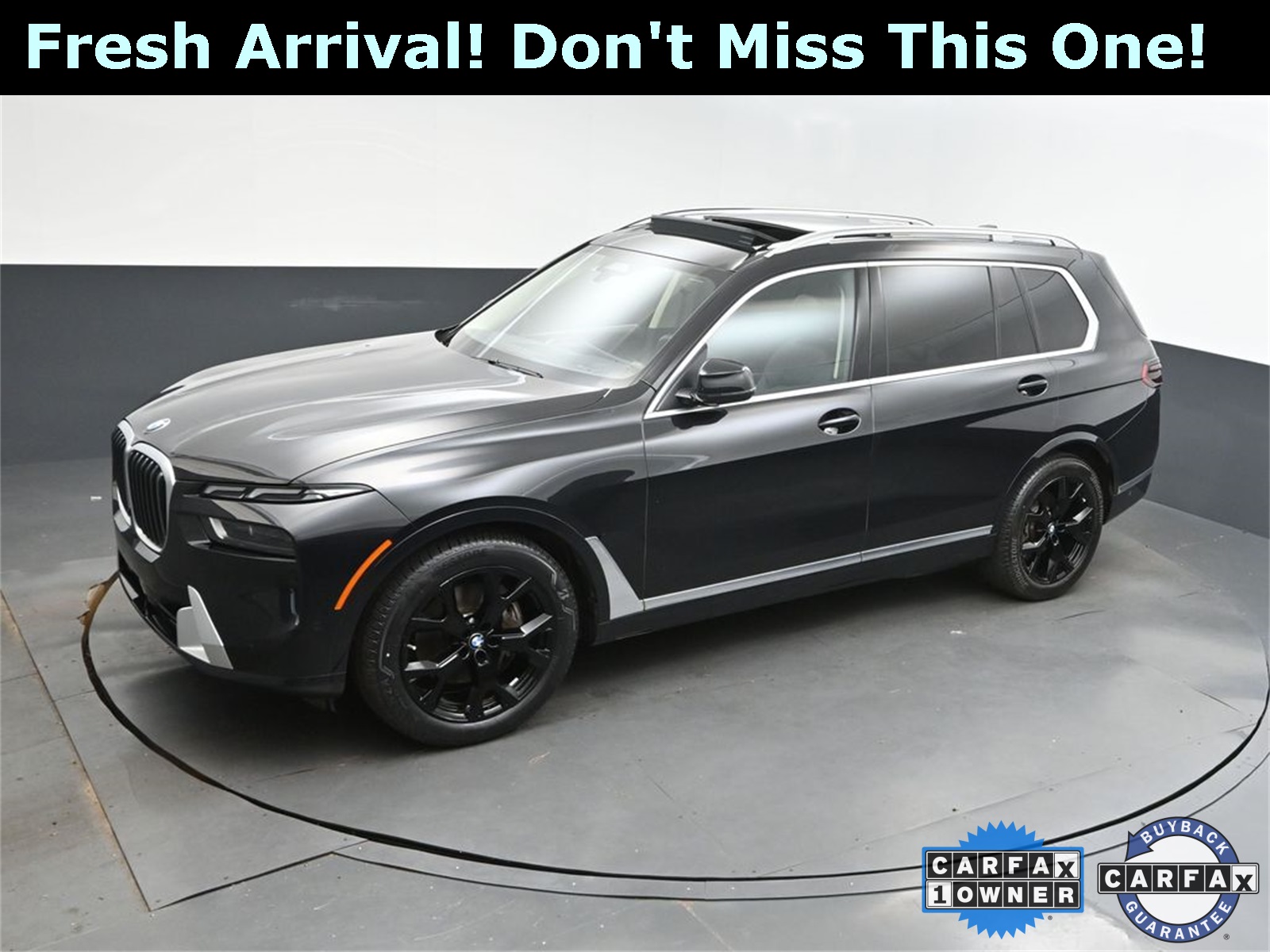2023 Black Sapphire Metallic BMW X7 xDrive40i AWD SUV