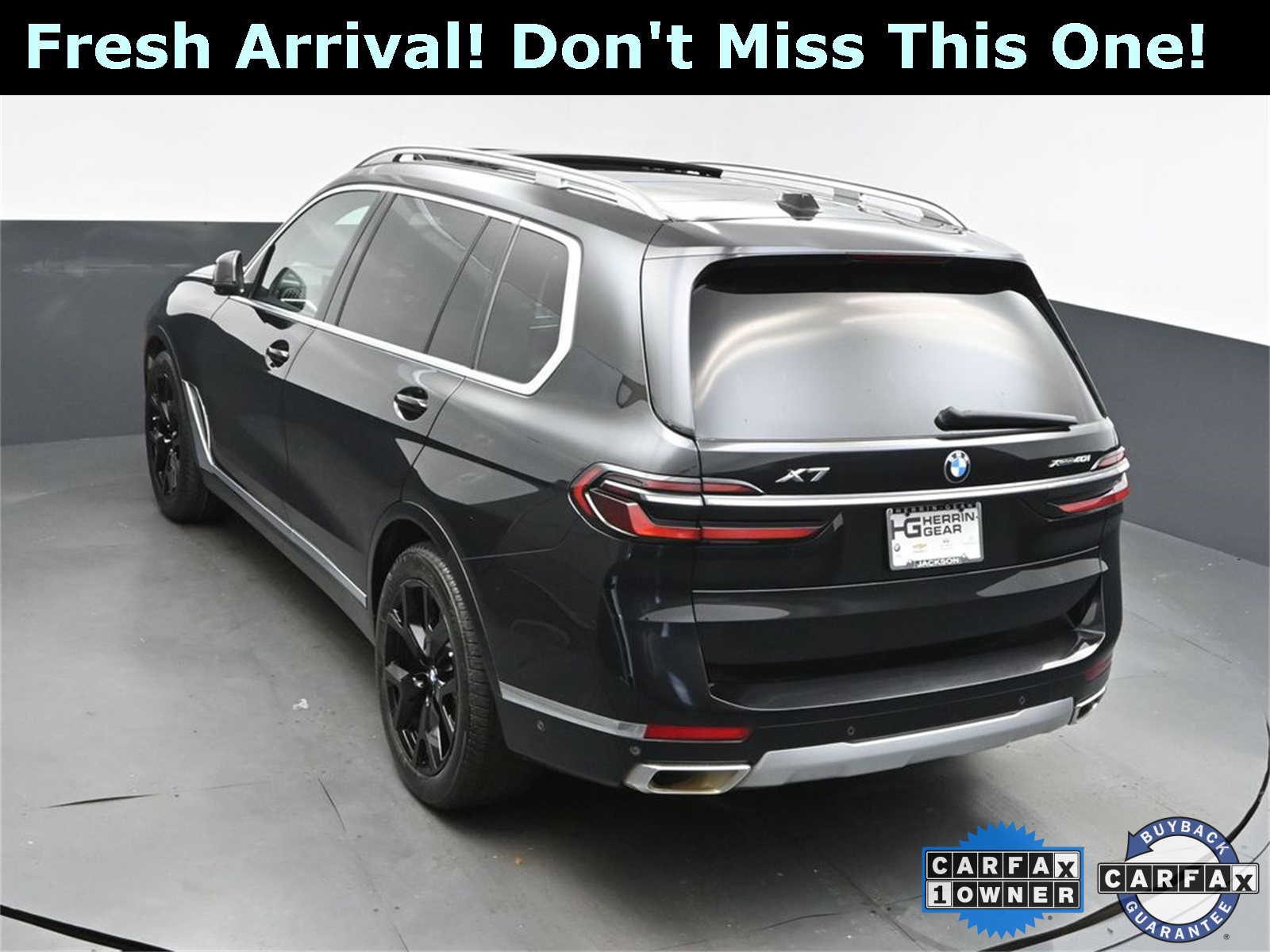 2023 Black Sapphire Metallic BMW X7 xDrive40i AWD SUV