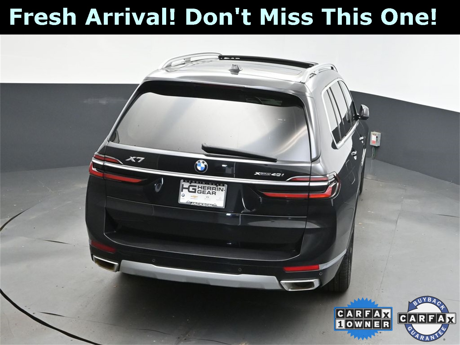 2023 Black Sapphire Metallic BMW X7 xDrive40i AWD SUV