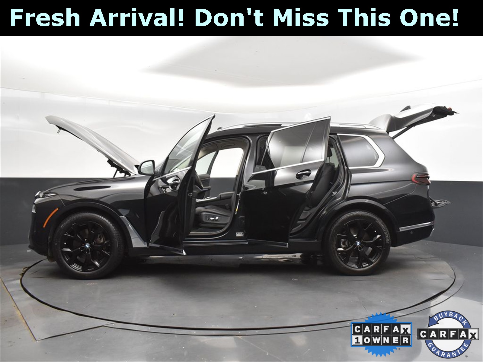 2023 Black Sapphire Metallic BMW X7 xDrive40i AWD SUV