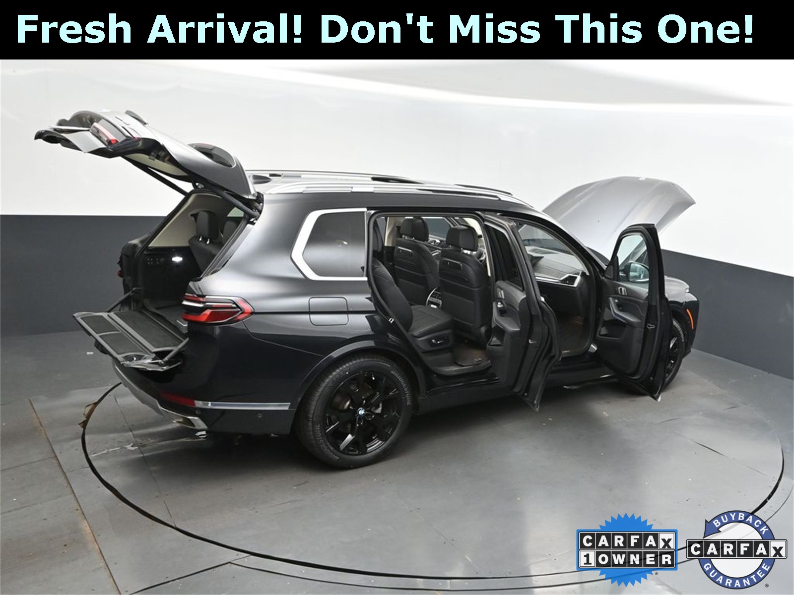 2023 Black Sapphire Metallic BMW X7 xDrive40i AWD SUV