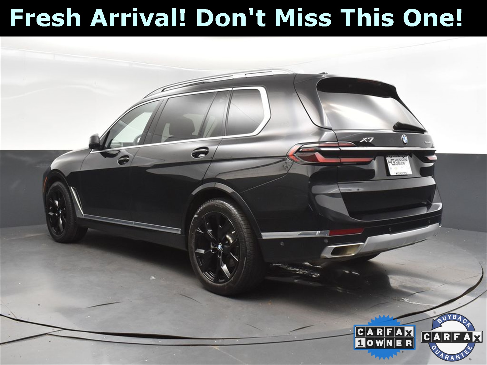 2023 Black Sapphire Metallic BMW X7 xDrive40i AWD SUV