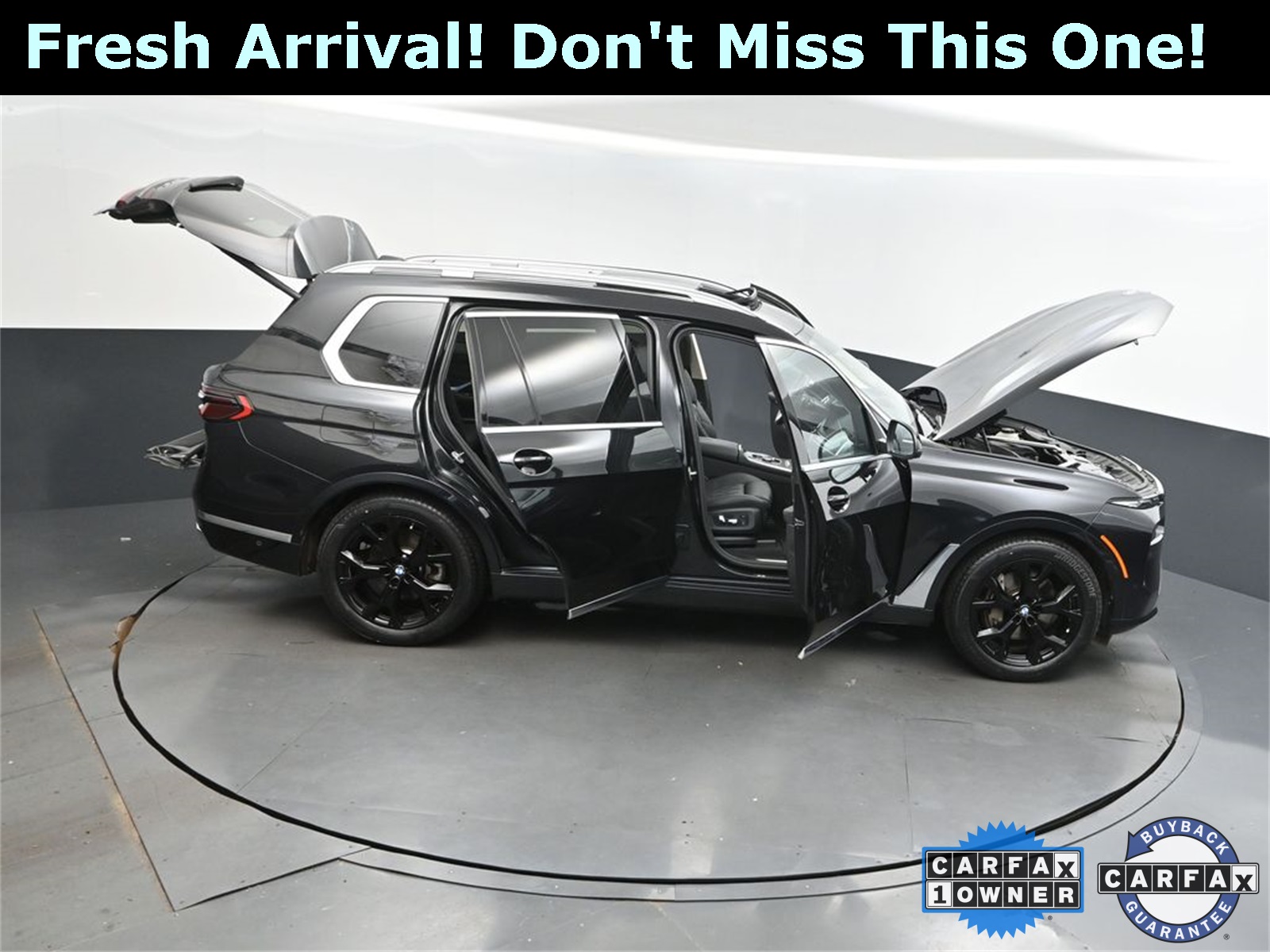 2023 Black Sapphire Metallic BMW X7 xDrive40i AWD SUV