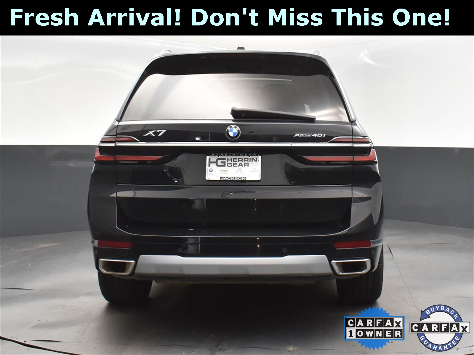 2023 Black Sapphire Metallic BMW X7 xDrive40i AWD SUV