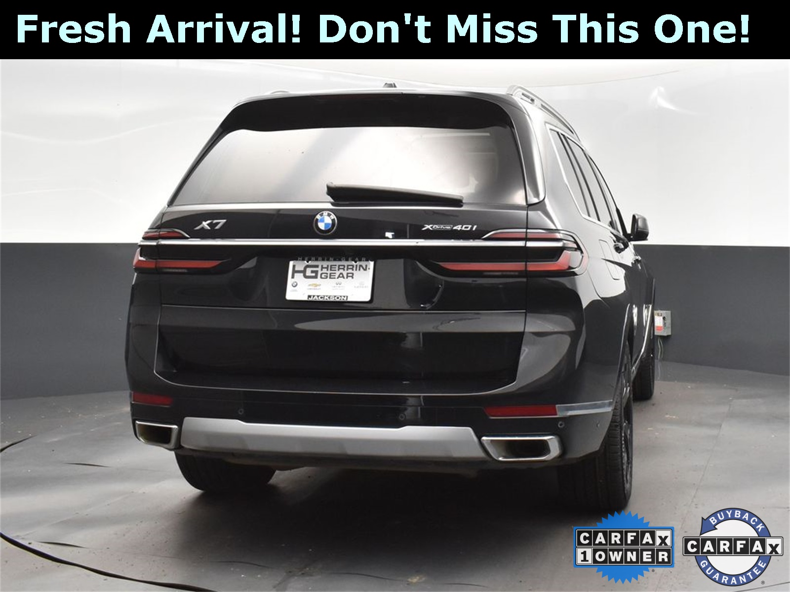 2023 Black Sapphire Metallic BMW X7 xDrive40i AWD SUV
