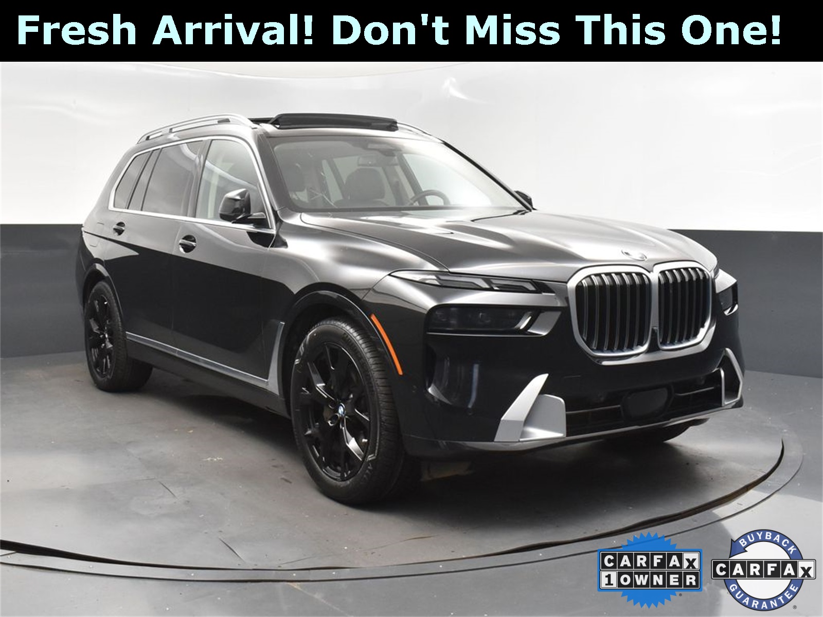 2023 Black Sapphire Metallic BMW X7 xDrive40i AWD SUV