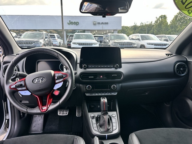2023 Lunar White Hyundai Kona N Base FWD SUV