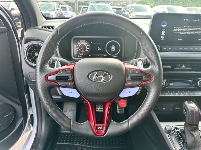 2023 Lunar White Hyundai Kona N Base FWD SUV