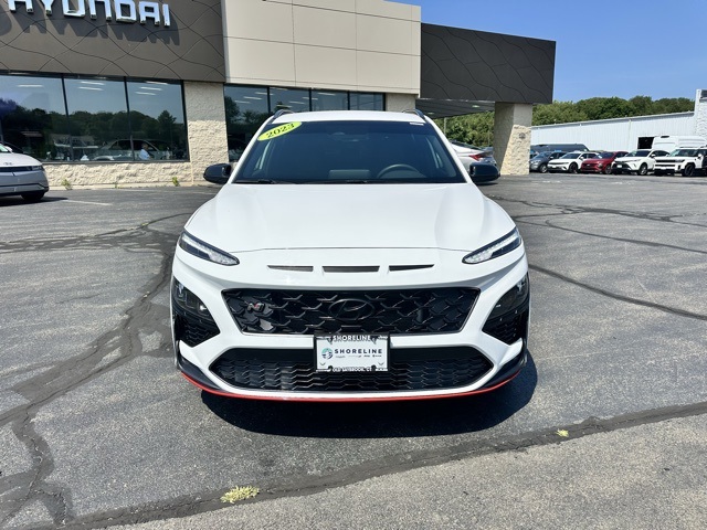 2023 Lunar White Hyundai Kona N Base FWD SUV