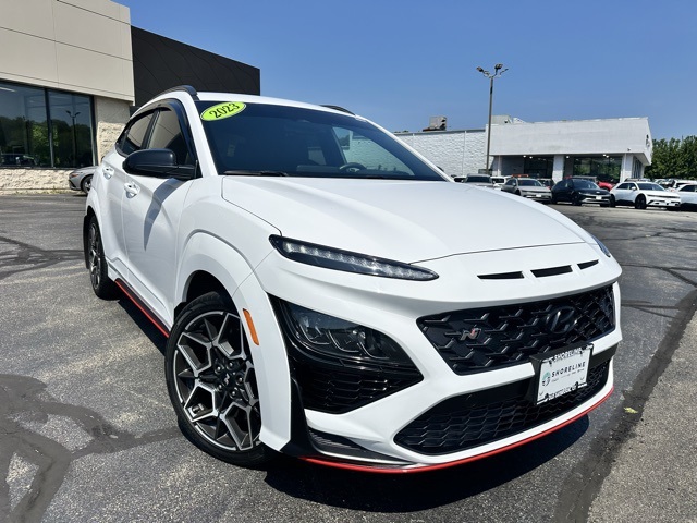 2023 Lunar White Hyundai Kona N Base FWD SUV
