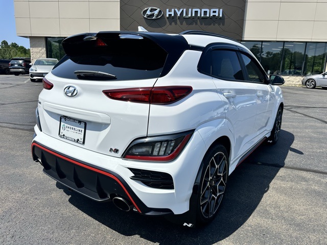 2023 Lunar White Hyundai Kona N Base FWD SUV