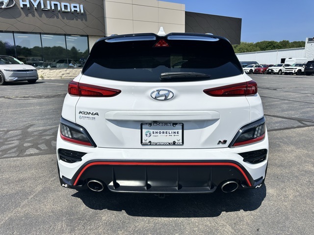 2023 Lunar White Hyundai Kona N Base FWD SUV