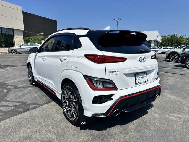 2023 Lunar White Hyundai Kona N Base FWD SUV