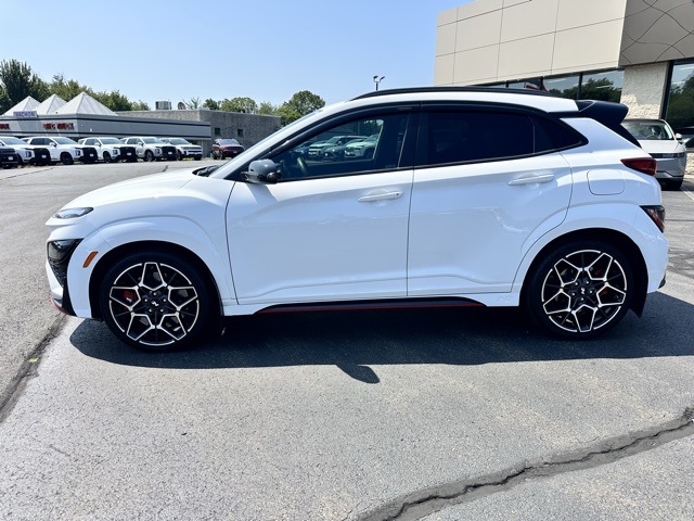 2023 Lunar White Hyundai Kona N Base FWD SUV