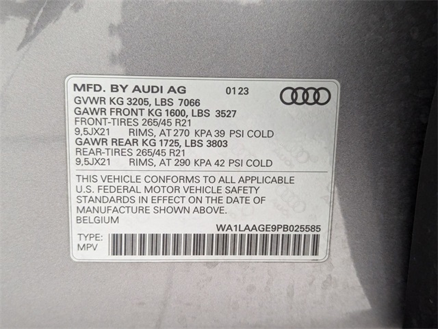 used 2023 Audi e-tron car, priced at $29,981