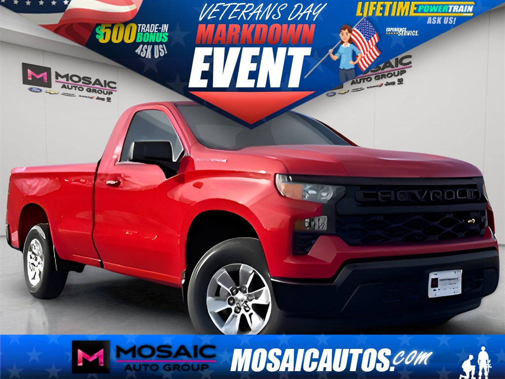 New 2025 Chevrolet Silverado 1500 WT Trucks