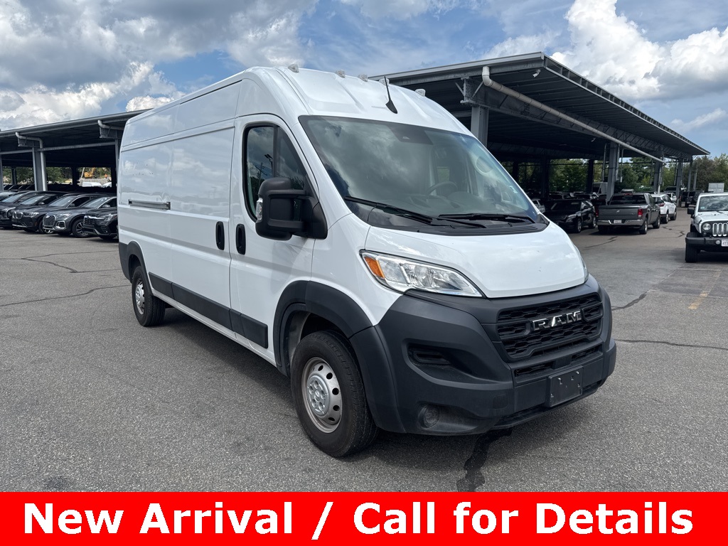 2023 Bright White Clearcoat Ram ProMaster Cargo Van High Roof FWD Van