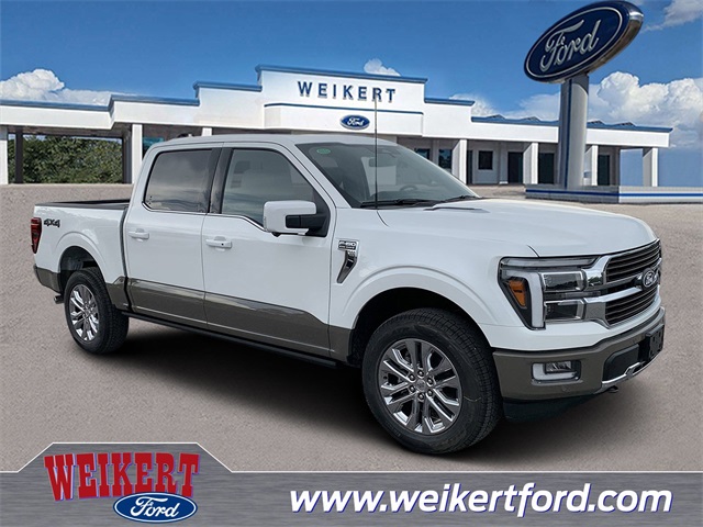 2025 Star White Metallic Tri-Coat Ford F-150 King Ranch 4X4 Truck
