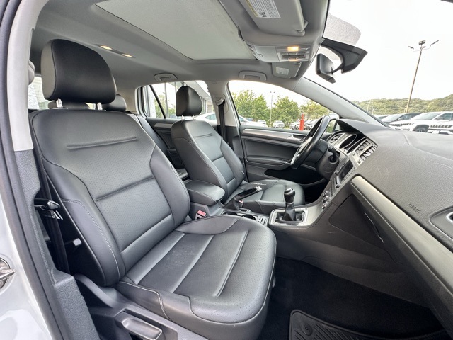 2017 Pure White Volkswagen Golf Wolfsburg FWD Hatchback