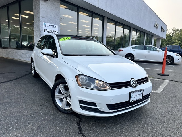 2017 Pure White Volkswagen Golf Wolfsburg FWD Hatchback