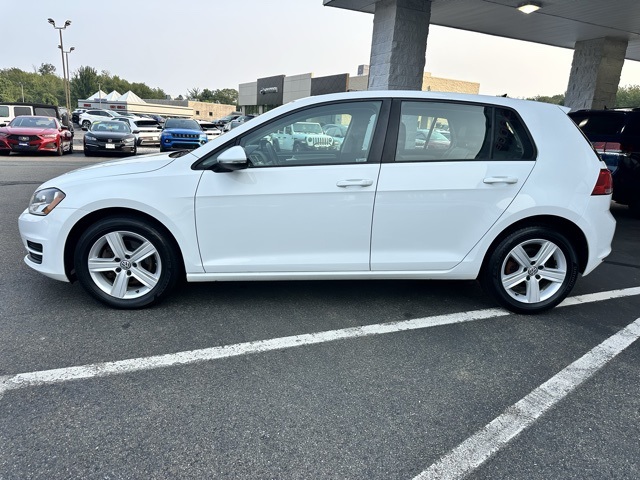 2017 Pure White Volkswagen Golf Wolfsburg FWD Hatchback