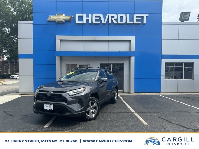 2024 Silver Toyota RAV4 Hybrid XLE AWD SUV