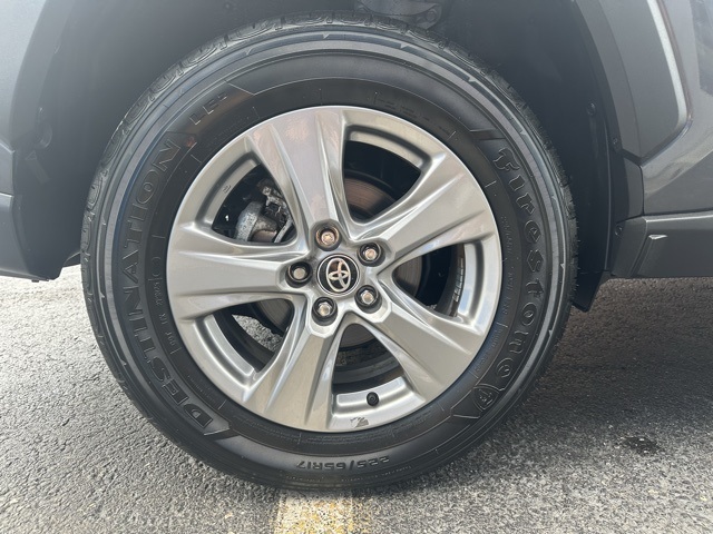 2024 Silver Toyota RAV4 Hybrid XLE AWD SUV