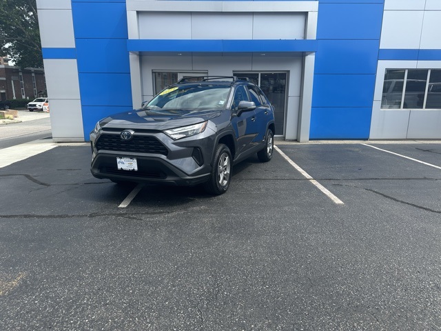 2024 Silver Toyota RAV4 Hybrid XLE AWD SUV