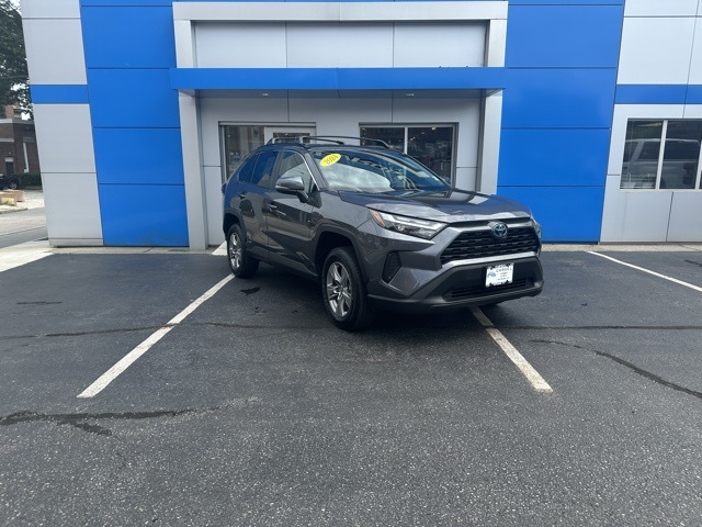2024 Silver Toyota RAV4 Hybrid XLE AWD SUV