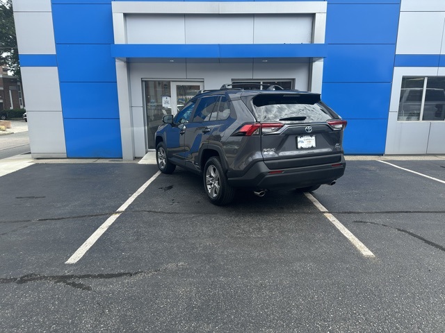 2024 Silver Toyota RAV4 Hybrid XLE AWD SUV