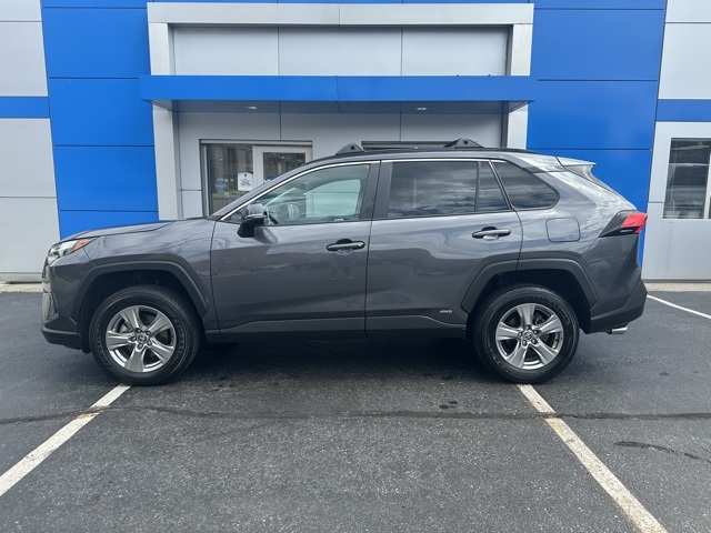2024 Silver Toyota RAV4 Hybrid XLE AWD SUV