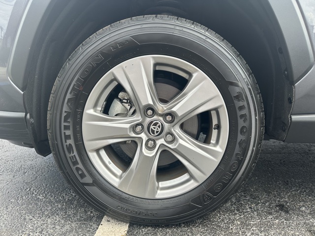 2024 Silver Toyota RAV4 Hybrid XLE AWD SUV