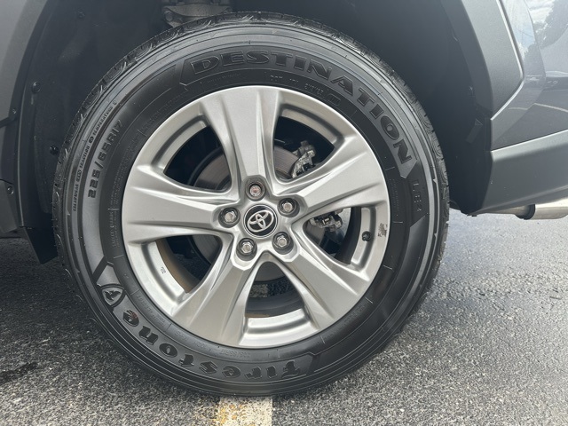 2024 Silver Toyota RAV4 Hybrid XLE AWD SUV