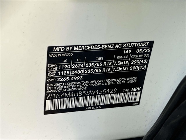 used 2025 Mercedes-Benz GLB car, priced at $48,483