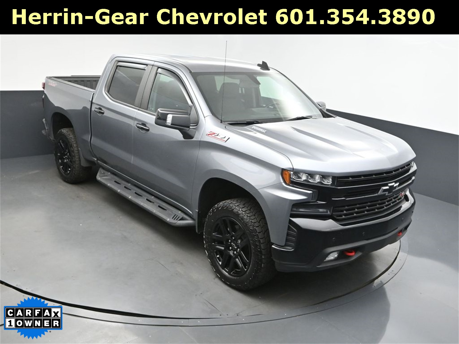 2022 Satin Steel Metallic Chevrolet Silverado 1500 LTD LT Trail Boss Truck
