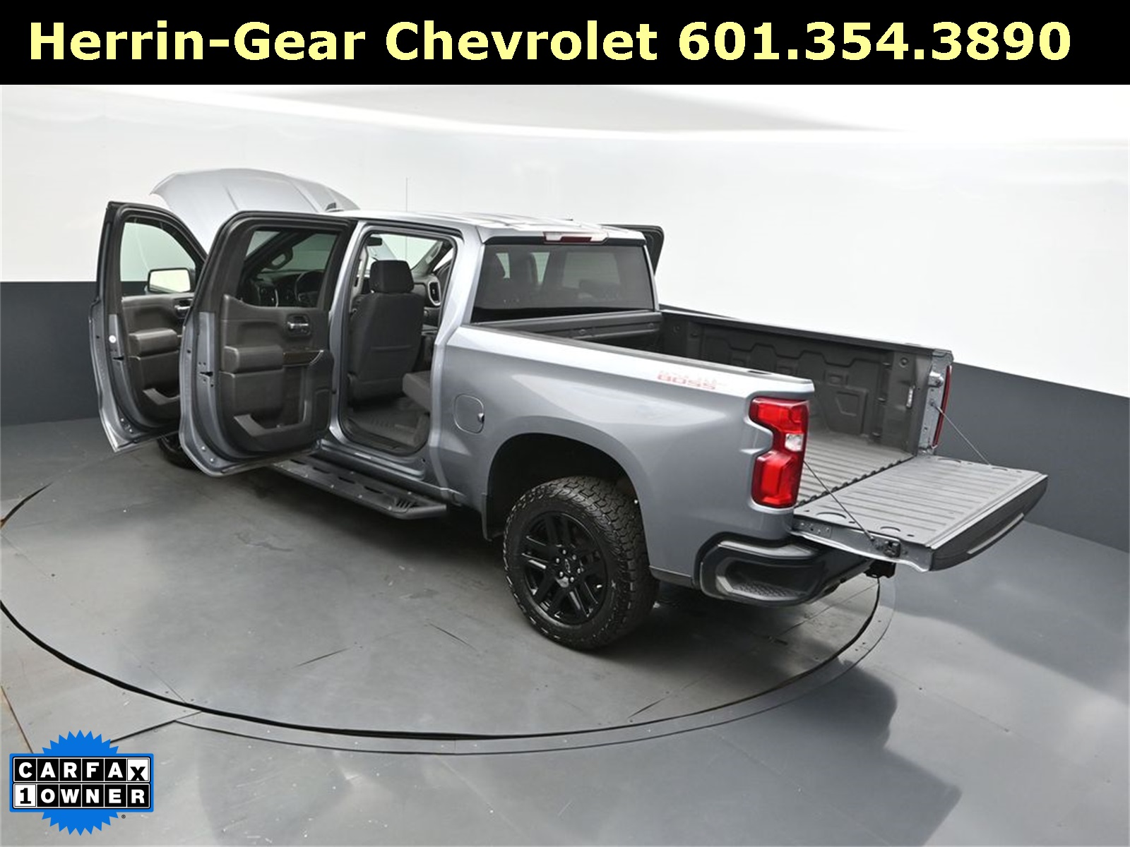 2022 Satin Steel Metallic Chevrolet Silverado 1500 LTD LT Trail Boss 4X4 Truck