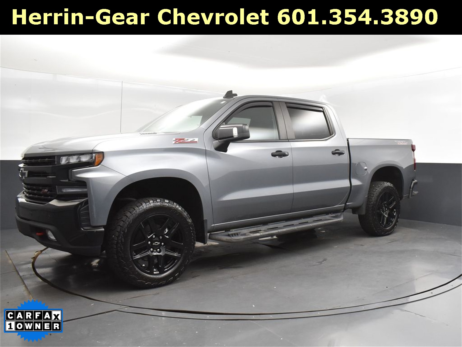 2022 Satin Steel Metallic Chevrolet Silverado 1500 LTD LT Trail Boss 4X4 Truck