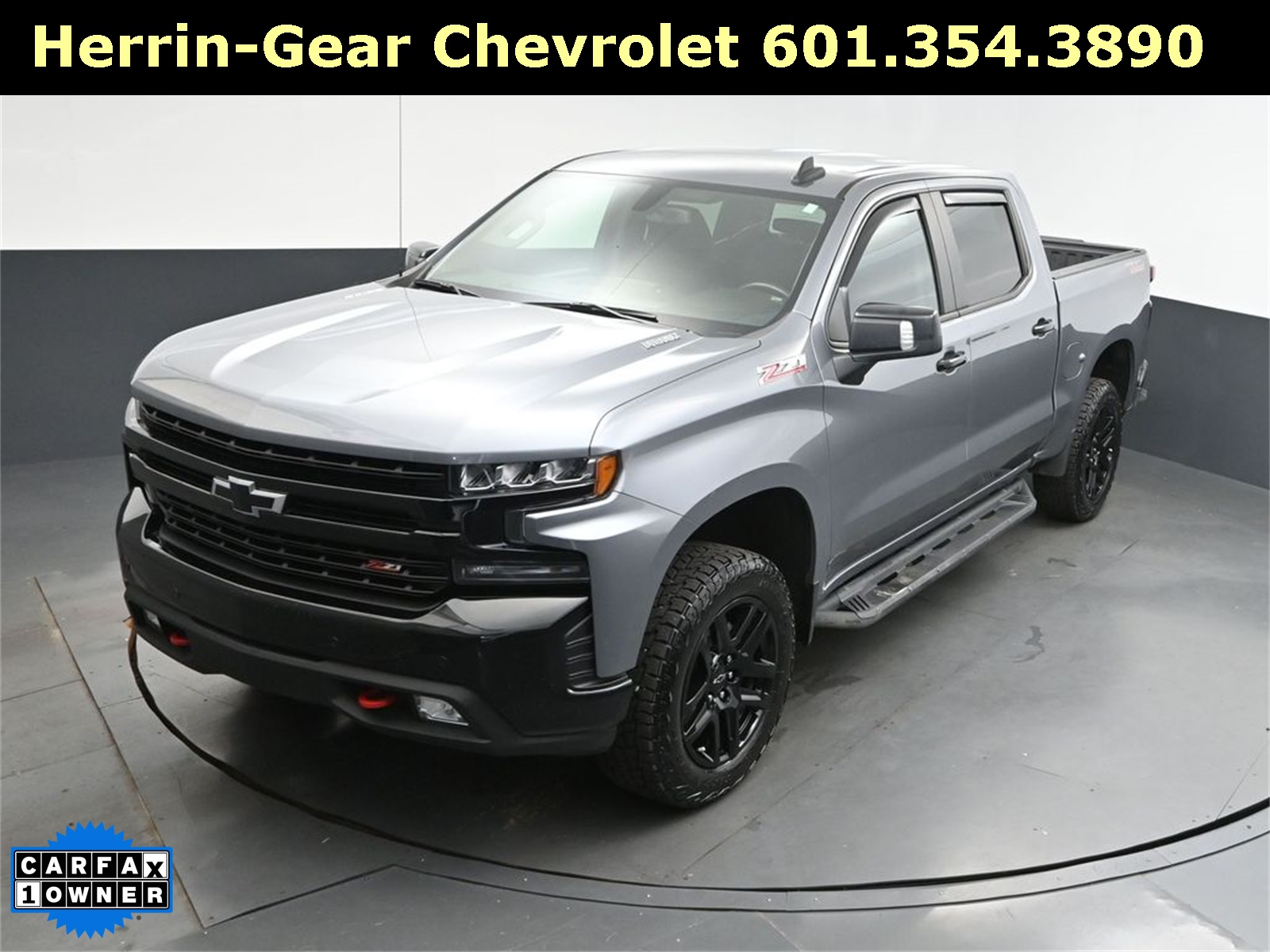 2022 Satin Steel Metallic Chevrolet Silverado 1500 LTD LT Trail Boss 4X4 Truck