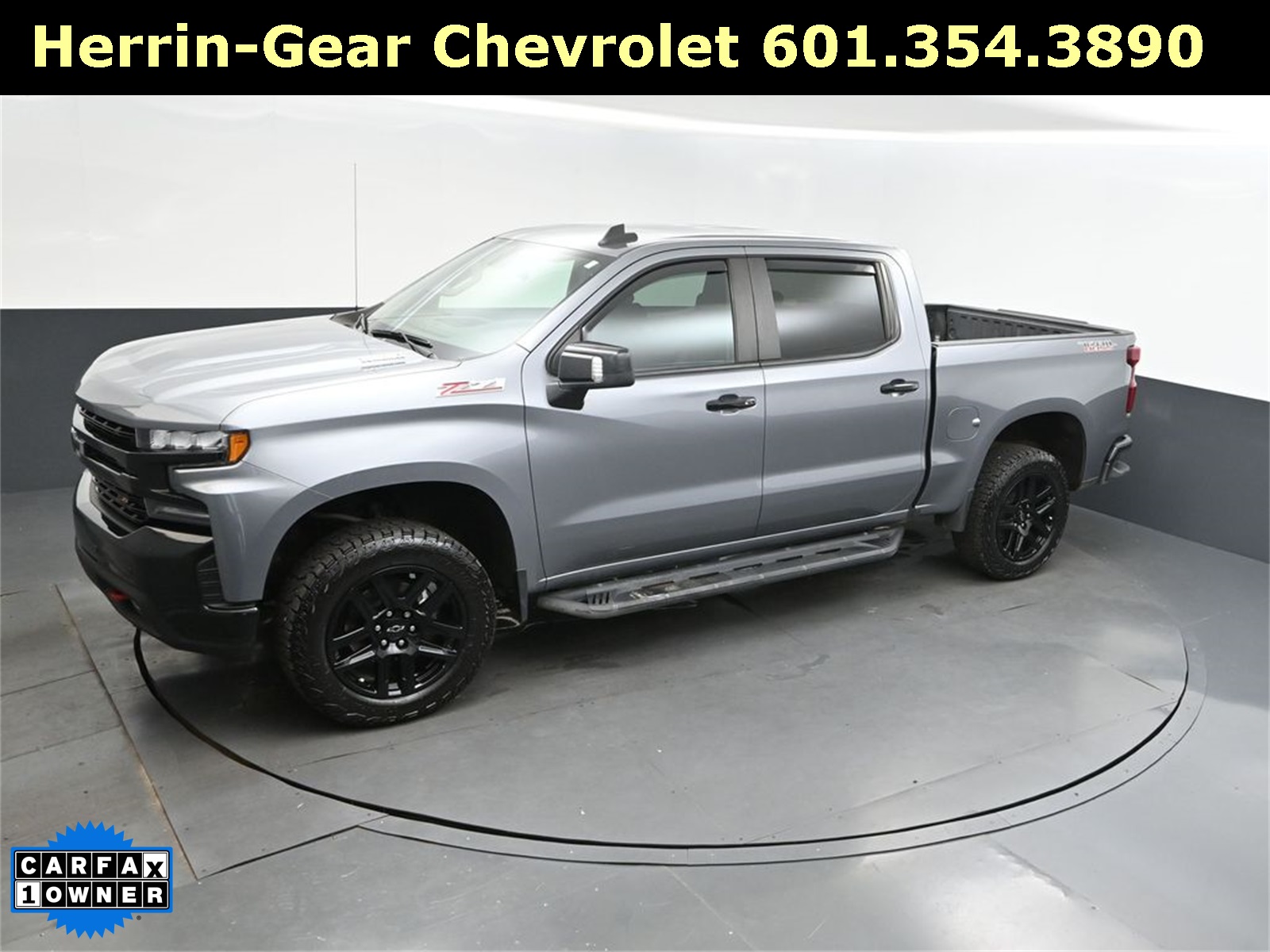 2022 Satin Steel Metallic Chevrolet Silverado 1500 LTD LT Trail Boss 4X4 Truck