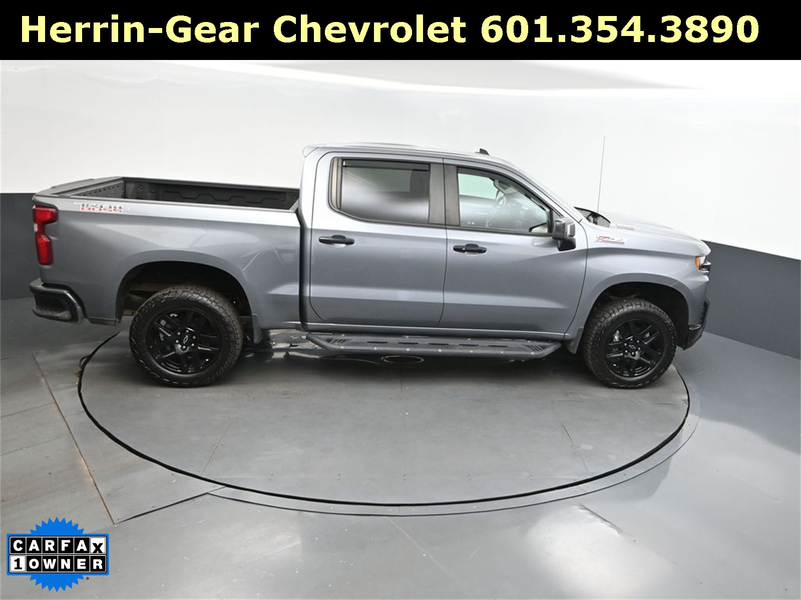 2022 Satin Steel Metallic Chevrolet Silverado 1500 LTD LT Trail Boss 4X4 Truck