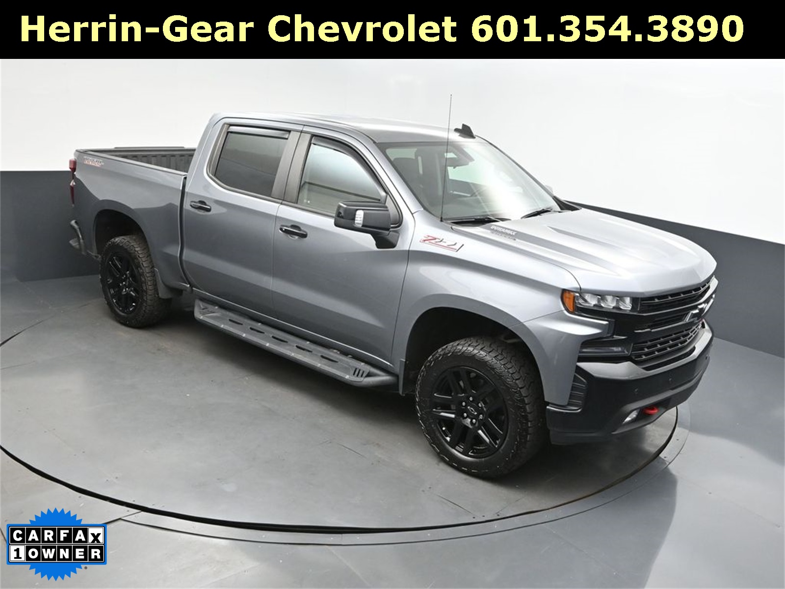 2022 Satin Steel Metallic Chevrolet Silverado 1500 LTD LT Trail Boss 4X4 Truck