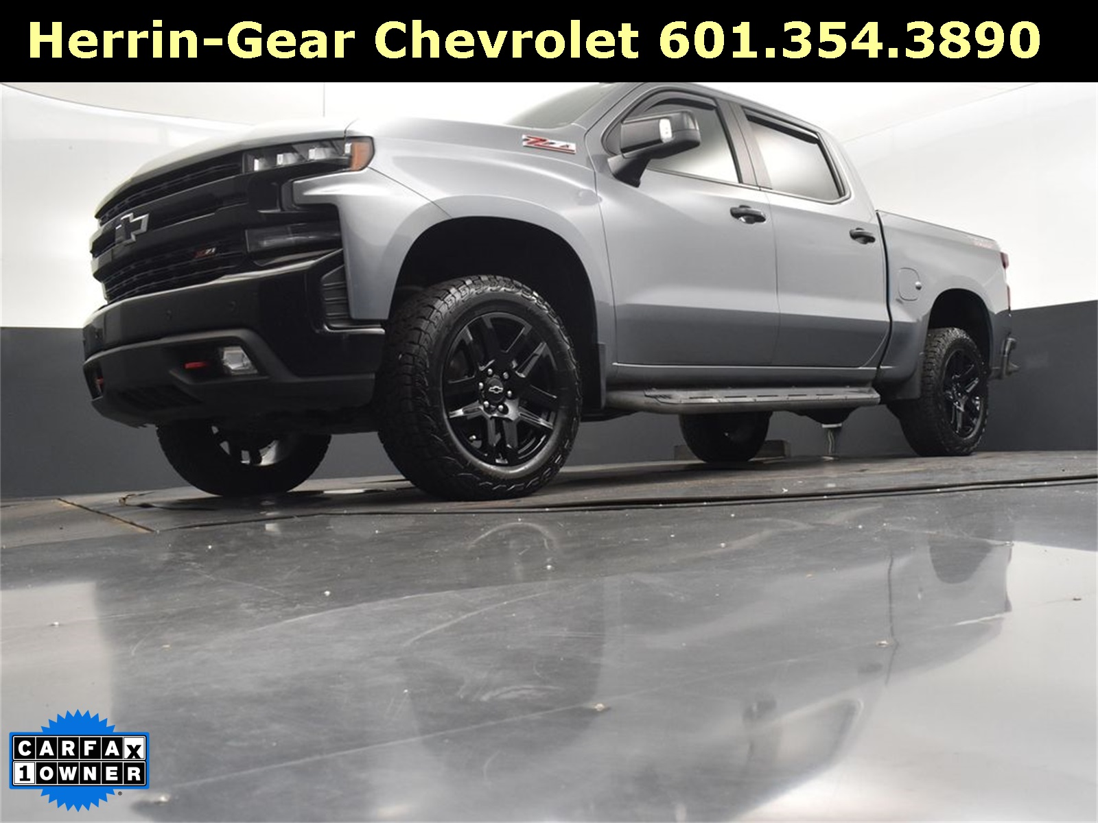 2022 Satin Steel Metallic Chevrolet Silverado 1500 LTD LT Trail Boss 4X4 Truck