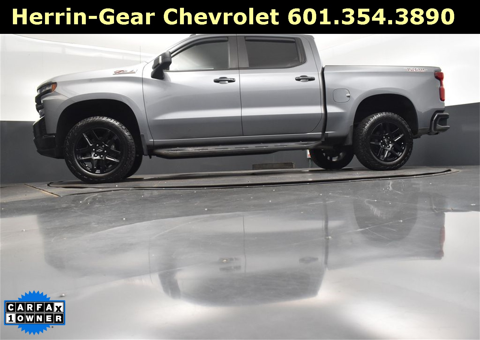 2022 Satin Steel Metallic Chevrolet Silverado 1500 LTD LT Trail Boss 4X4 Truck