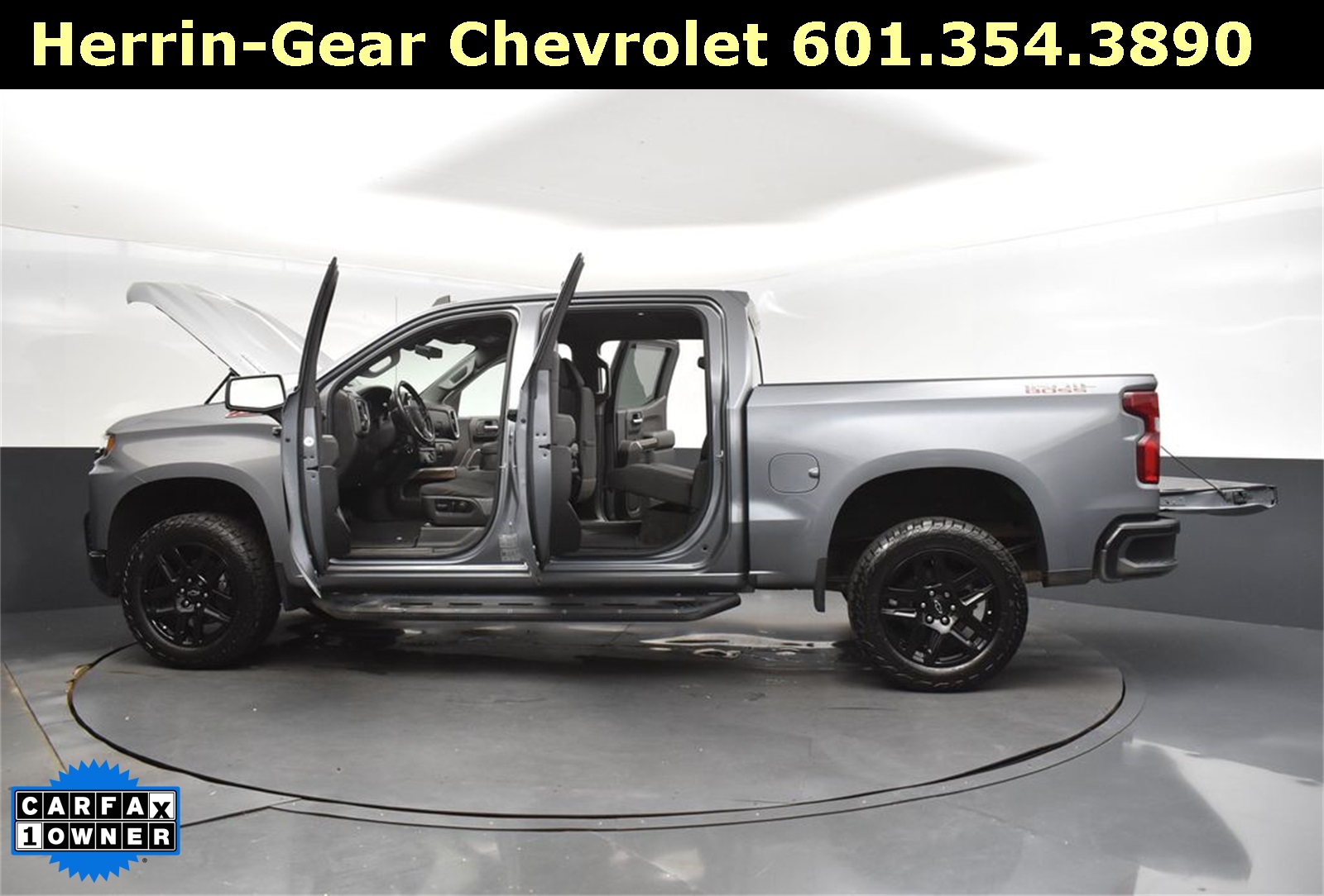 2022 Satin Steel Metallic Chevrolet Silverado 1500 LTD LT Trail Boss 4X4 Truck