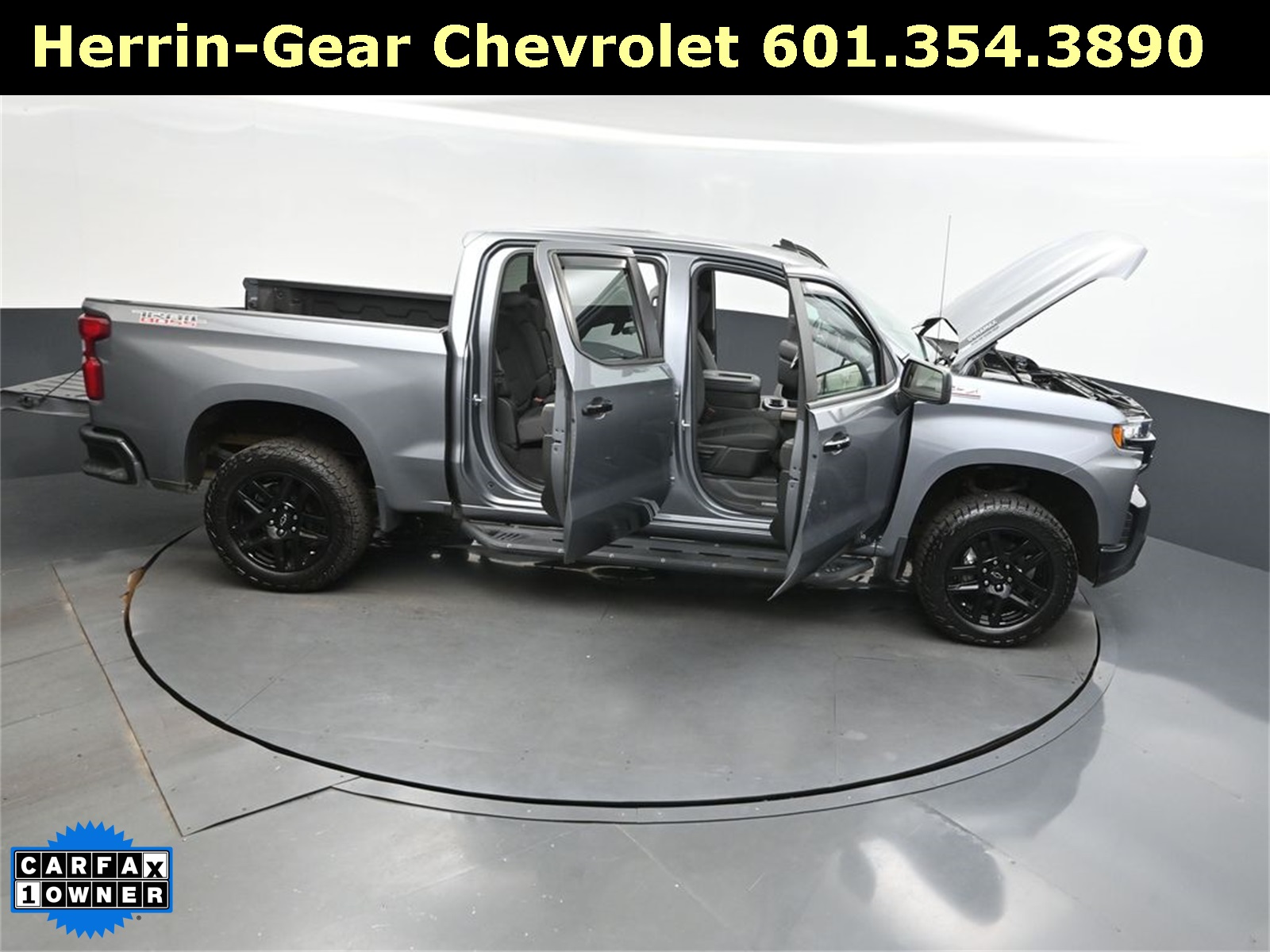 2022 Satin Steel Metallic Chevrolet Silverado 1500 LTD LT Trail Boss 4X4 Truck