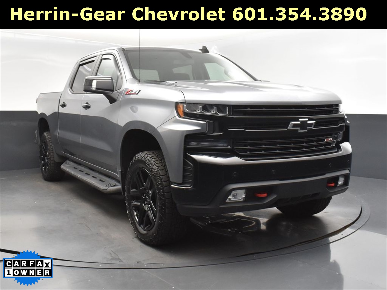 2022 Satin Steel Metallic Chevrolet Silverado 1500 LTD LT Trail Boss 4X4 Truck