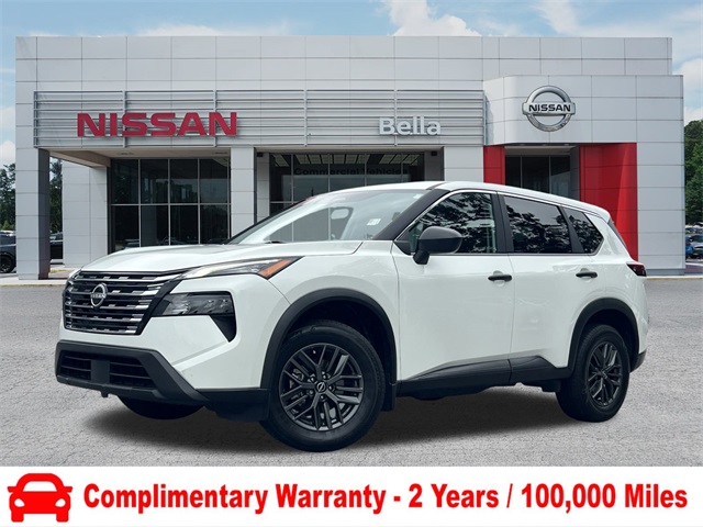 2024 Glacier White Nissan Rogue S FWD SUV