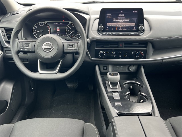 2024 Glacier White Nissan Rogue S FWD SUV