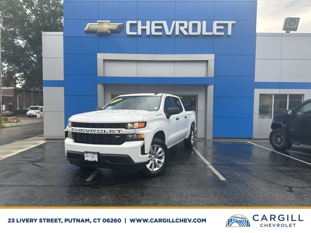 2021 Summit White Chevrolet Silverado 1500 Custom Truck