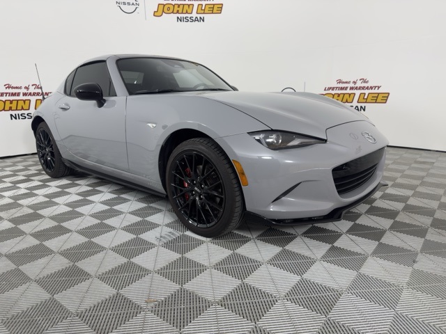 2024 Aero Gray Mazda MX-5 Miata RF Club RWD Convertible
